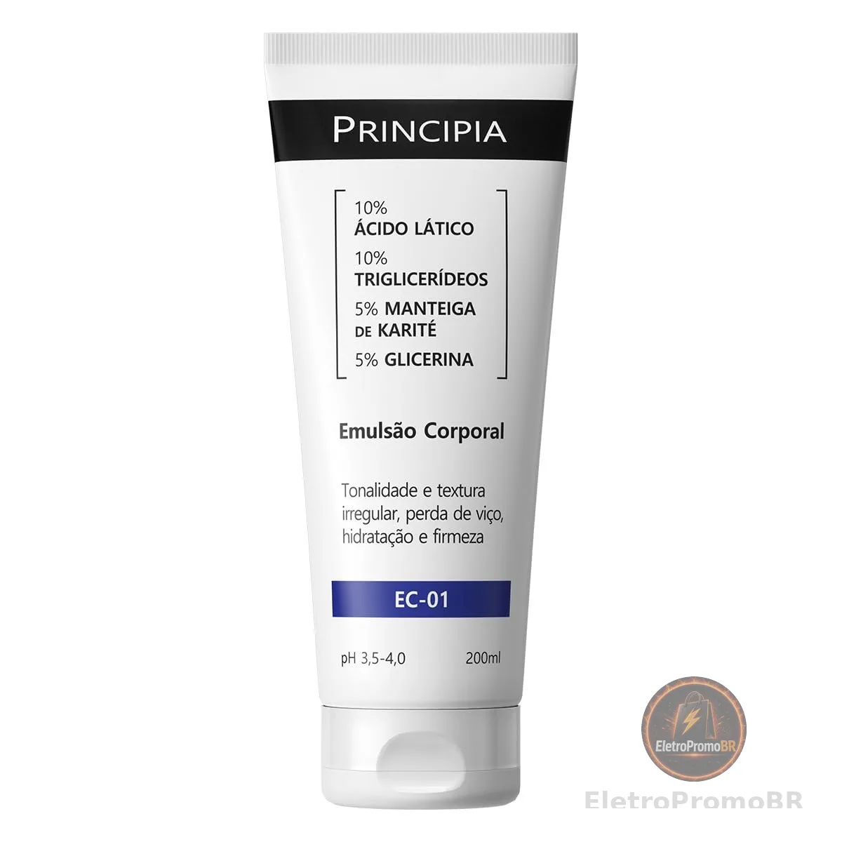 Emulsão Corporal 10% Ácido Lático + Mix de Ativos Hidratantes EC-01 com 200ml