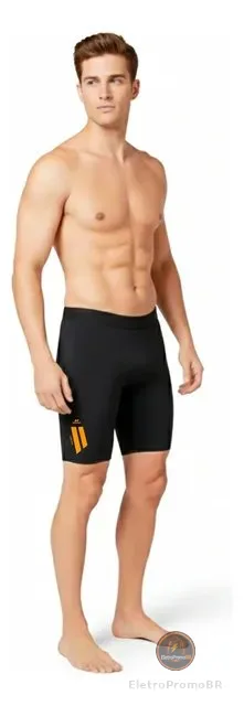 Bermuda Neoprene 3mm Para Natação Aquon Águas Abertas