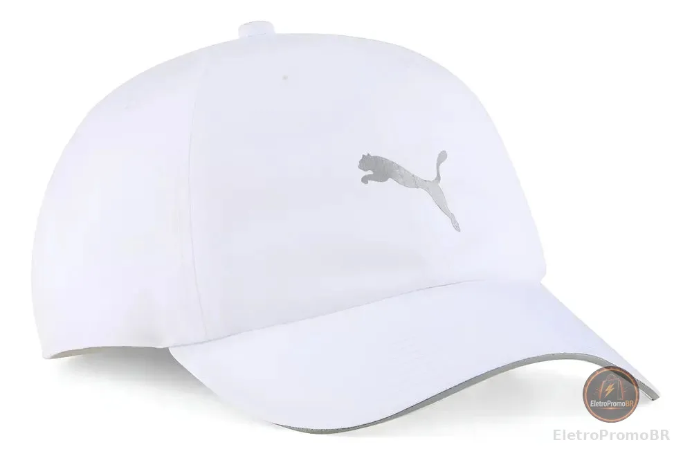 Boné Aba Curva Running Iii Puma Cor Branco Tamanho Un