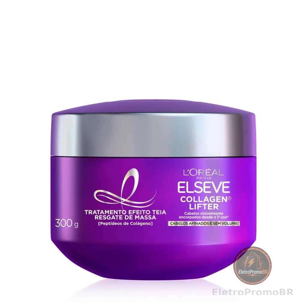 Tratamento Efeito Teia Resgate de Massa  L'Oréal Paris Elseve Collagen® Lifter 300g