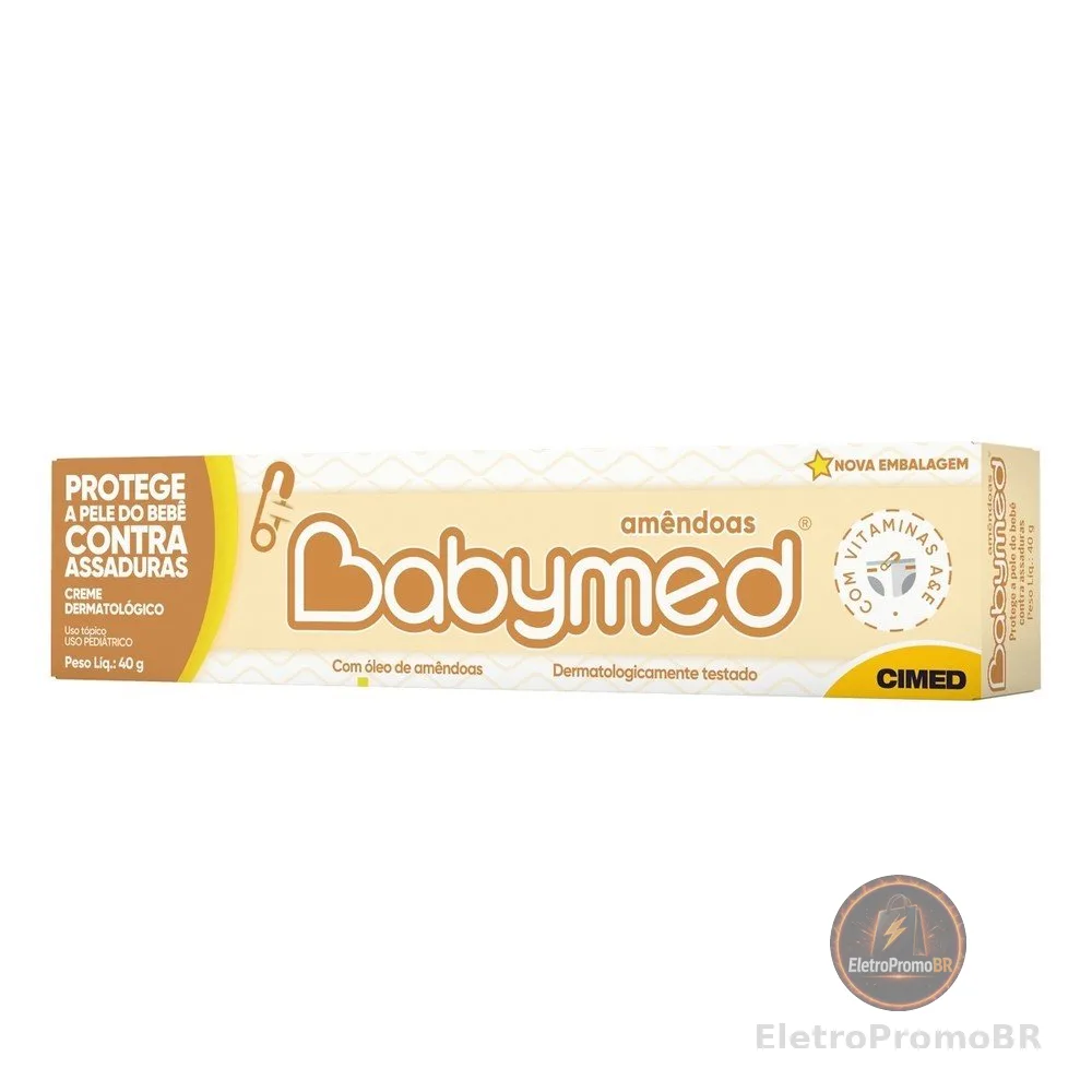 Pomada Para Prevenção De Assaduras Babymed Amêndoas 40g
