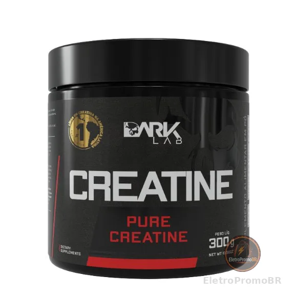 Creatina Monohidratada Pura 300g Dark Lab - 100% Pura