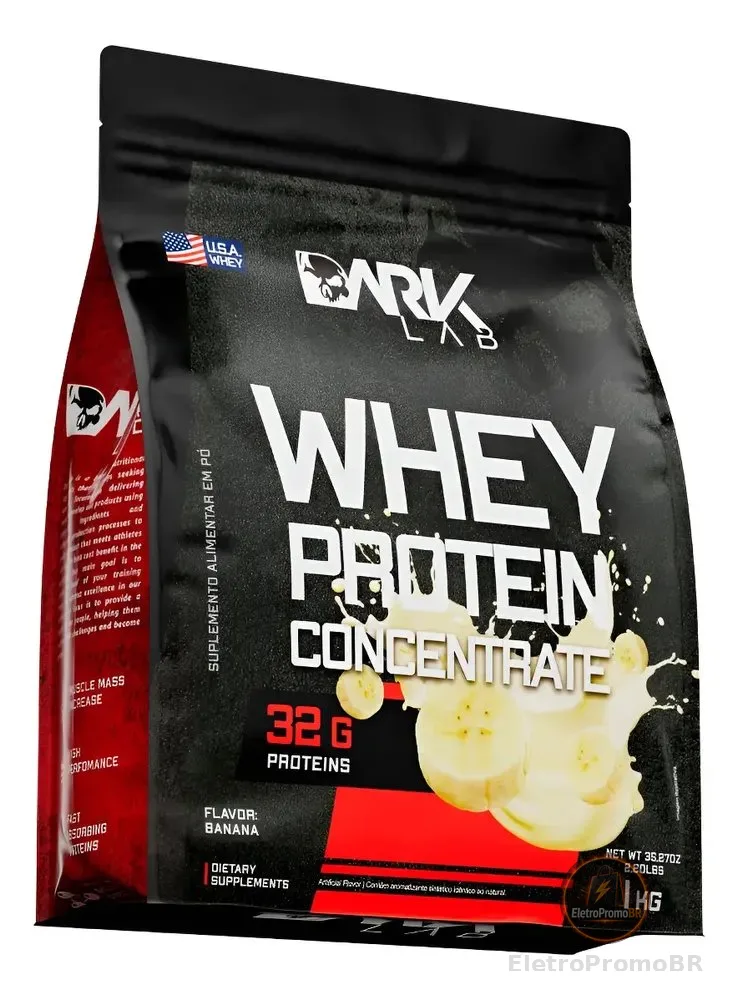 Whey Protein Concentrado 1kg Banana Dark Lab Banana
