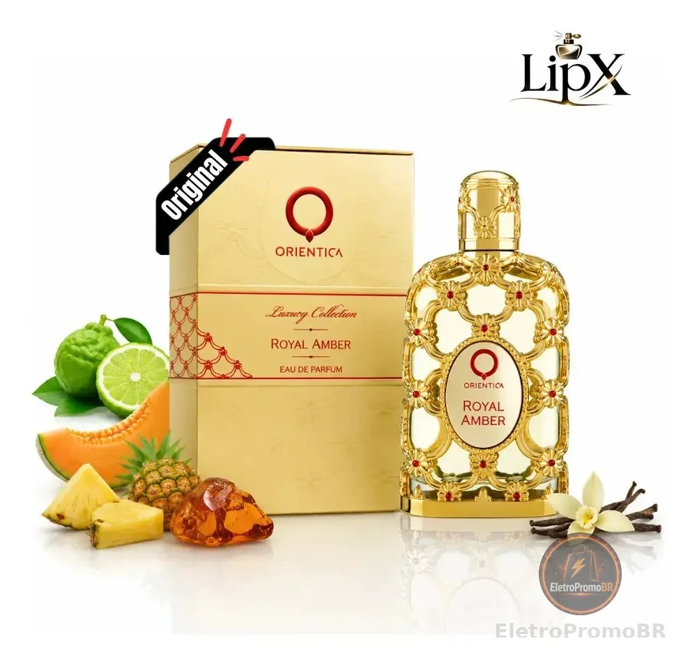 Perfume Luxo Arabe Royal Amber - Feminino - 80ml lipx