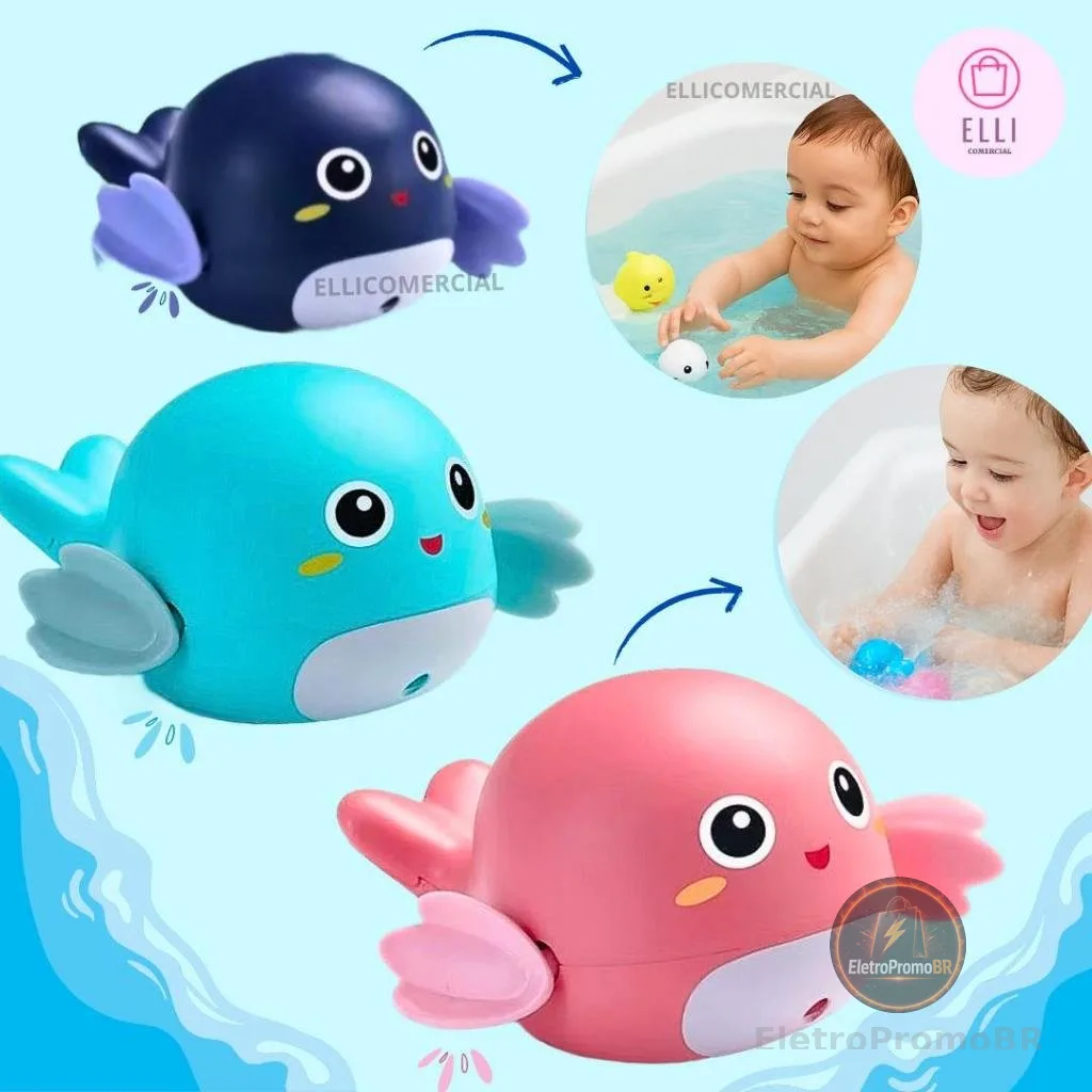 Brinquedo De Banho Divertido A Corda Que Nada Sozinha Água Banheira E Piscina Bebê