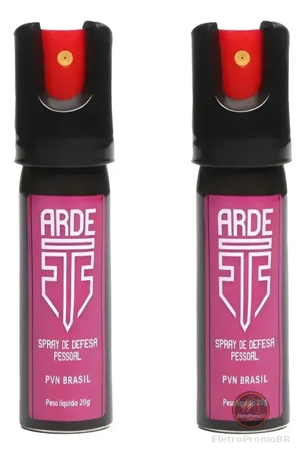 Kit 2 Spray De Gengibre Arde Autodefesa Pequeno Discreto