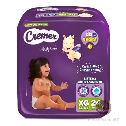 Fralda Cremer Econômica Xg 24 Unidades