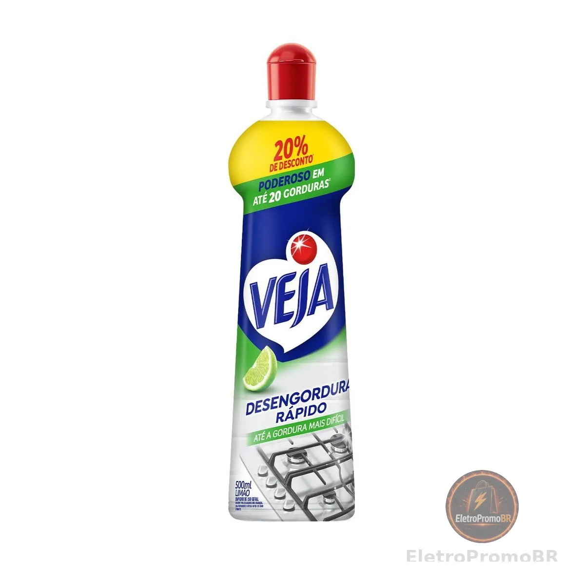 Veja Desengordura Rápido Limpador Limão 500ml