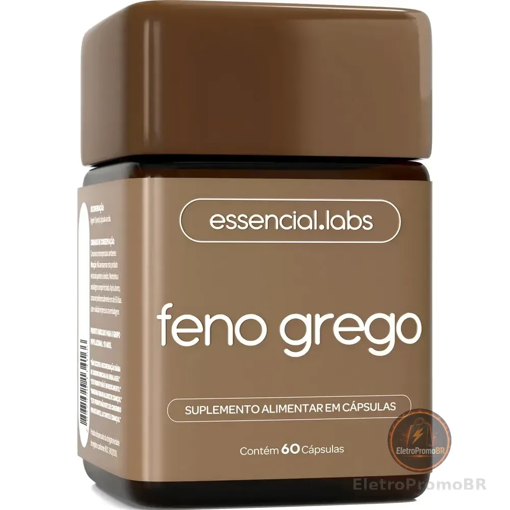 Feno Grego 450mg - Fórmula Avançada Com Máxima Concentração E Pureza - 60 Cápsulas Sem Sabor