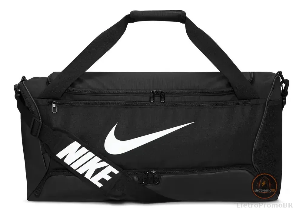 Bolsa de treino Nike Brasilia 95 60lts cor preta
