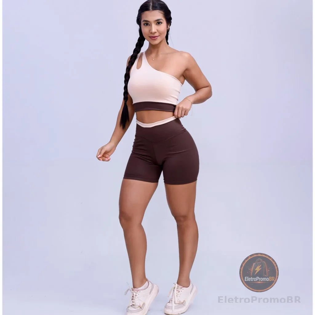 Conjunto Bicolor Fitness Zero Transparencia