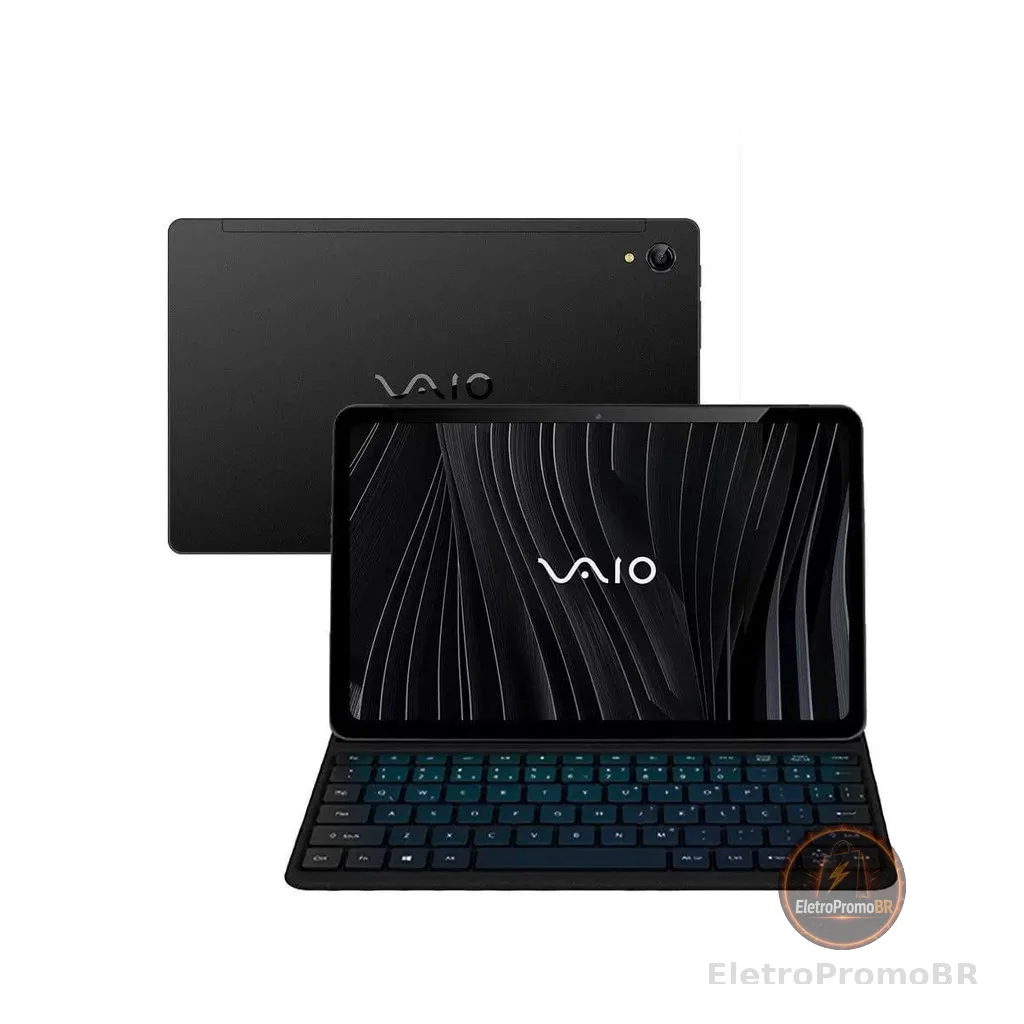 Tablet VAIO TL10 128GB 8GB RAM, 4G, Teclado Magnético, Tela 10.4” 2K  PRETO