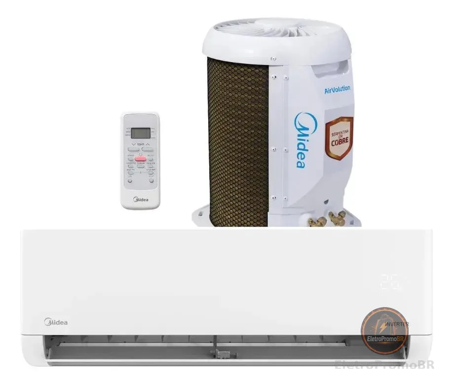 Ar-condicionado Split 22.000 Btus Inverter Lite Frio Midea Branco