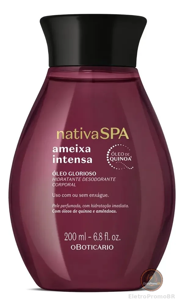O Boticário Nativa Spa Ameixa Intensa Óleo Corporal 200ml