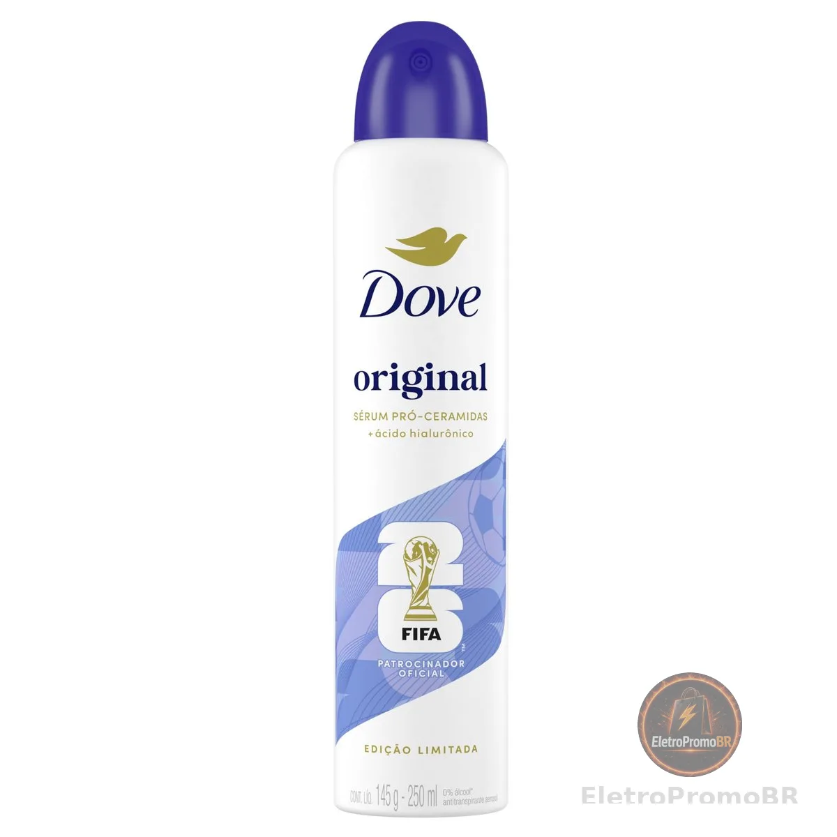 Dove Desodorante Antitranspirante Aerossol Original 250 ML, Leve Mais e Pague Menos