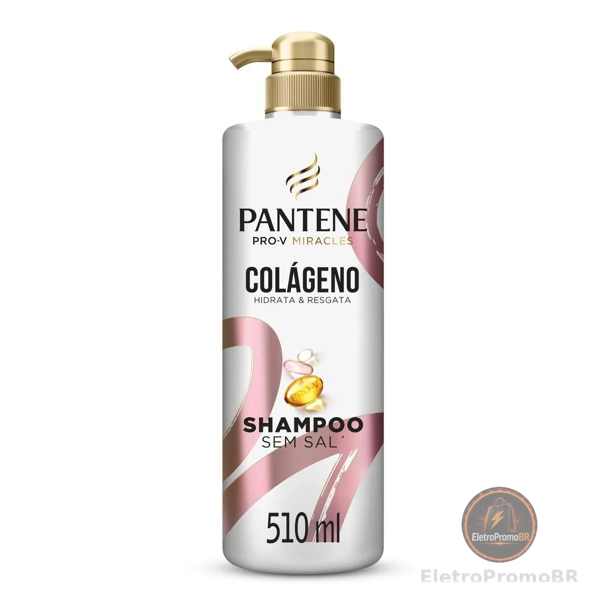 Pantene Pro-V Miracles Shampoo Colágeno Hidrata e Resgata 510 ml