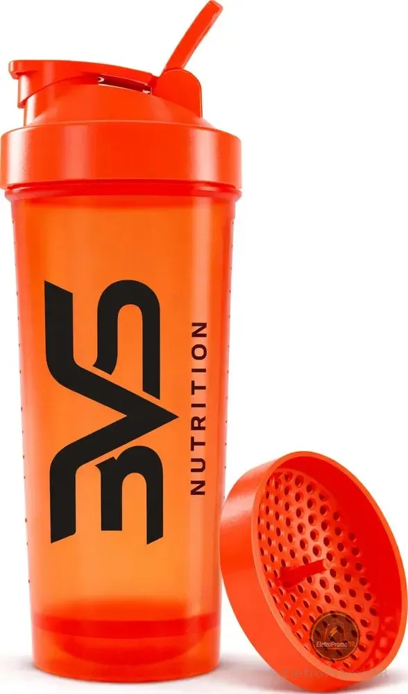 Coqueteleira / Shaker Laranja - Academia 600ml - 3vs Nutrition