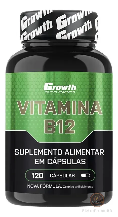 Vitamina B12 120 cáps. Growth Supplements