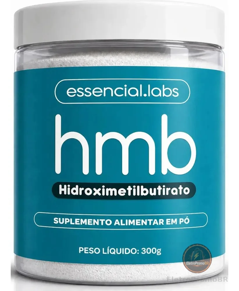 HMB 3000mg - Fórmula Exclusiva com Máxima Concentração e Pureza - 300g