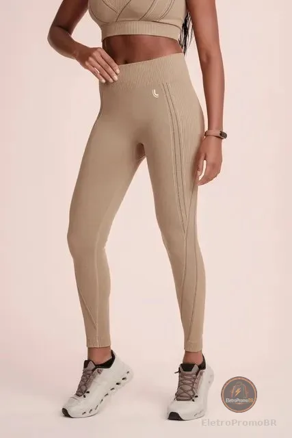 Calça Legging Max Lupo Fitness Sustentação Sem Costura