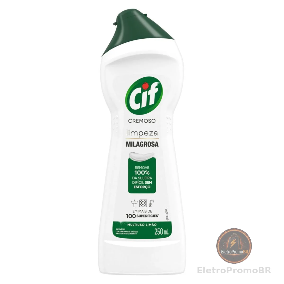 CIF Cremoso Limpeza Milagrosa Limão 250 ml