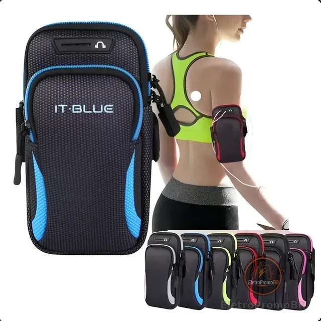Braçadeira Suporte Porta Celular Braço Corrida Bike Academia