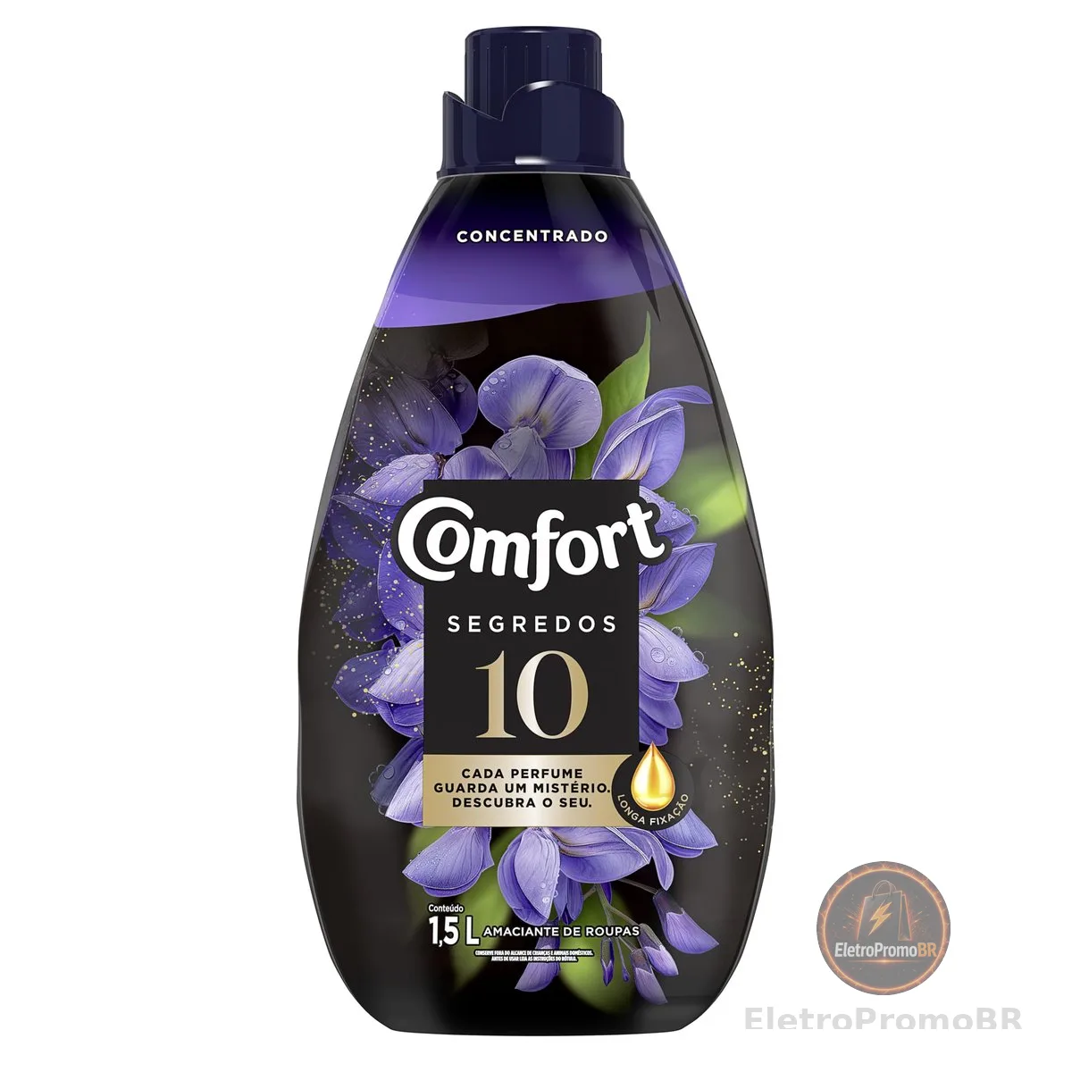 Amaciante de Roupa 10 Bridgerton Comfort Segredos Frasco 1,5l Edição Especial