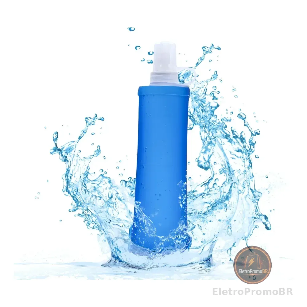 Soft Flask 350ml Garrafa Flexível Corrida Silicone Dobrável
