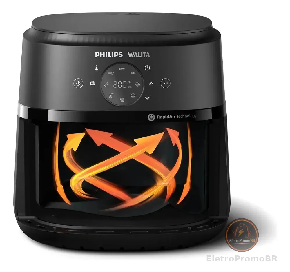 Fritadeira Airfryer Digital Série 2000 Xl Na239/00 Preto