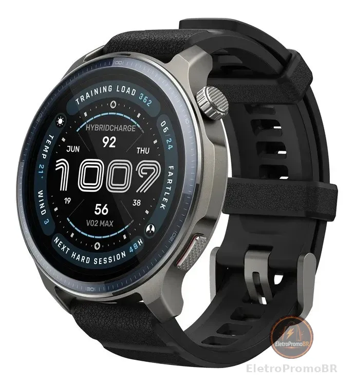 Relógio Smartwatch Amazfit Balance 2 Amoled Gps Wifi 10atm Cinza Mesh Preto