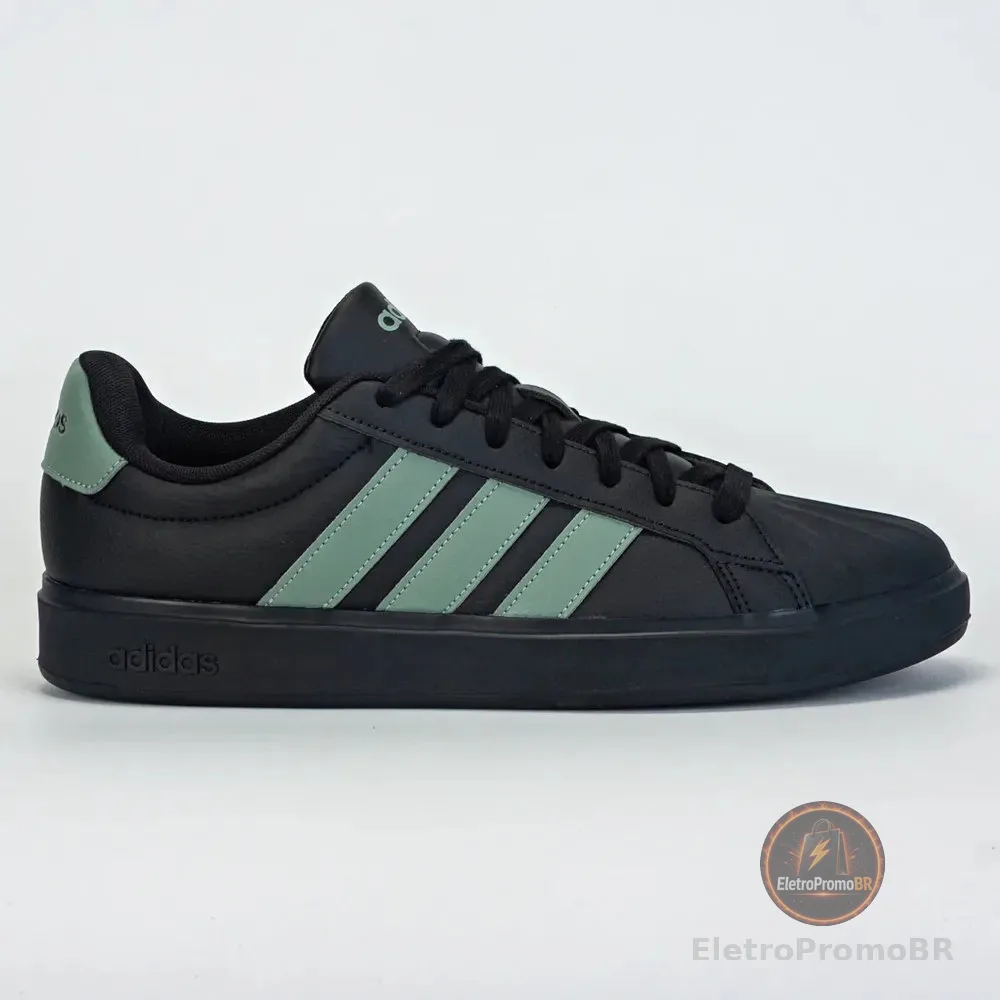 Tênis adidas Streettalk Unissex Casual Preto/verde Liso 41