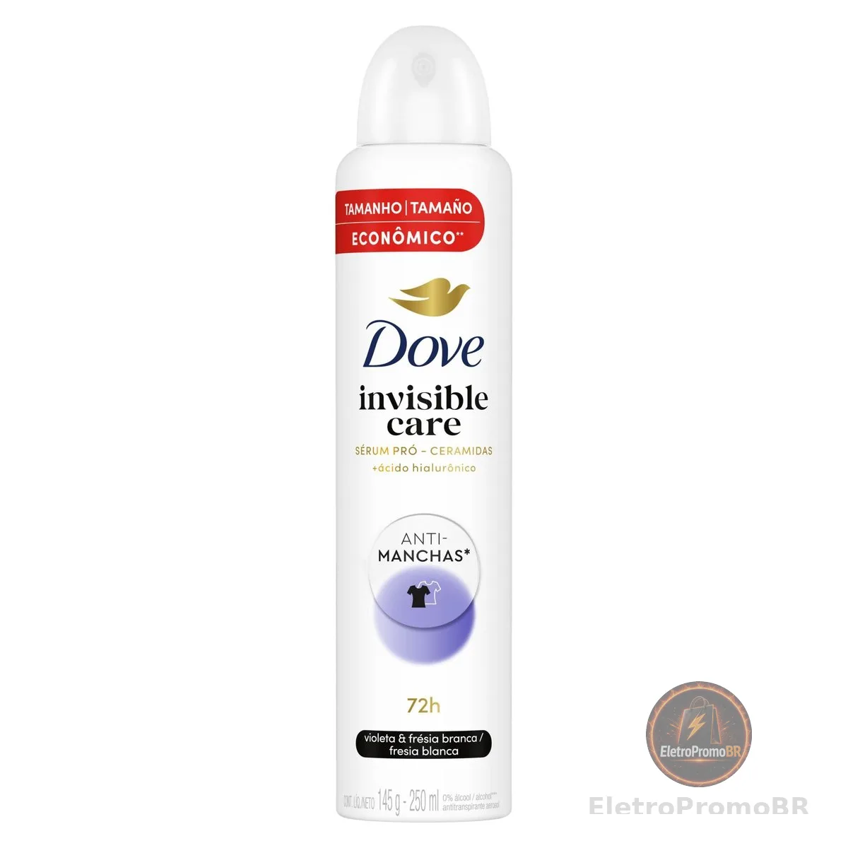 Dove Desodorante Antitranspirante Aerosol Invisible Care 250ml