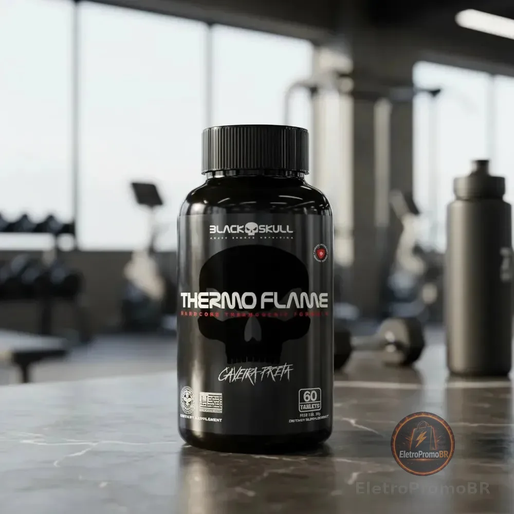 THERMO FLAME Caveira 360mg 60 Tabletes BLACKSKULL