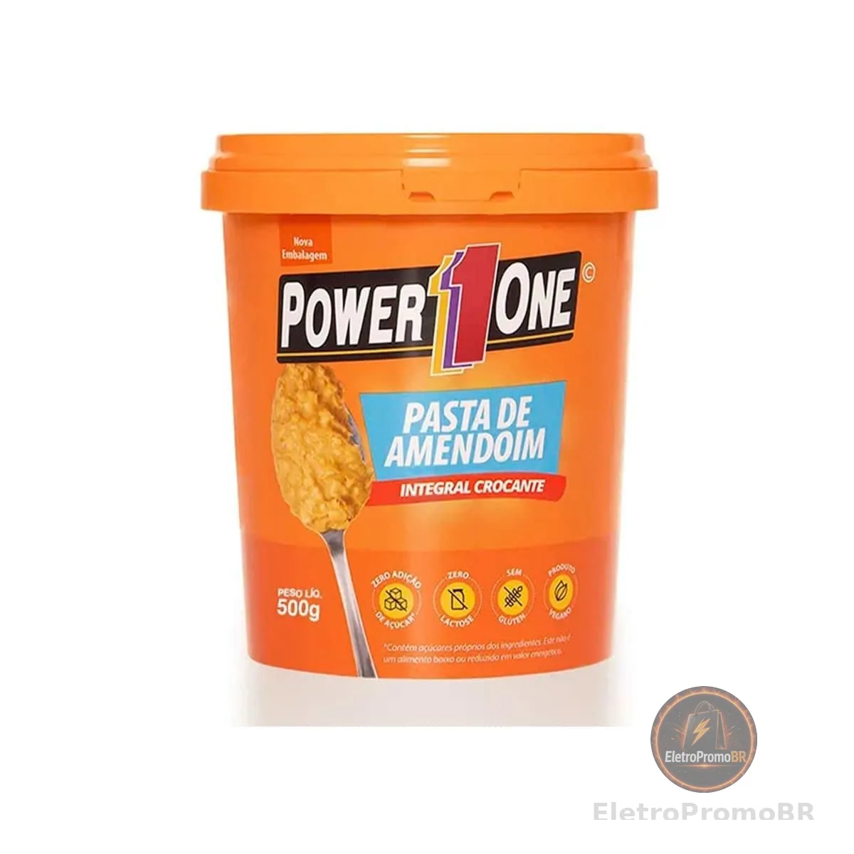 Pasta de Amendoim Integral Crocante (500g)