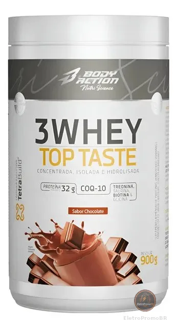 Whey 3w Top Taste 900g (concentrado-iso-hidro) - Bodyaction