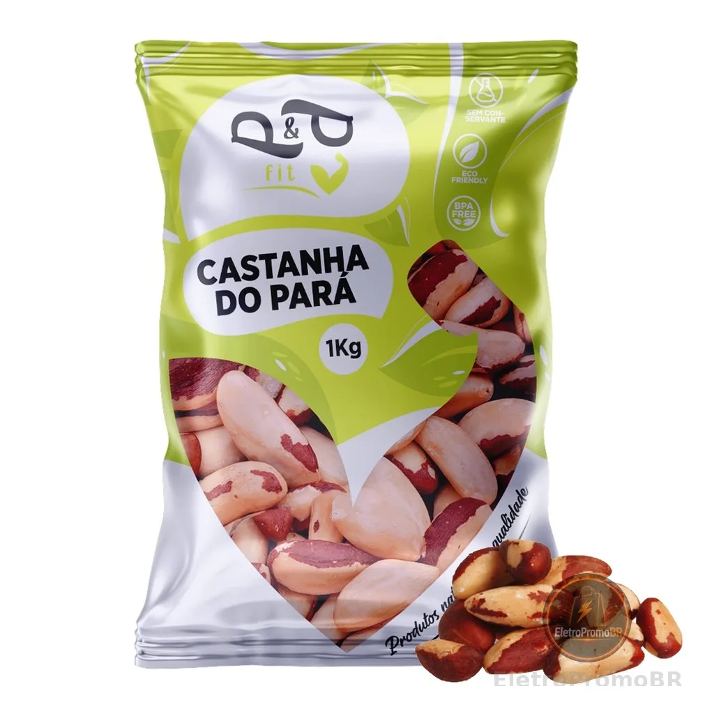 Castanha do Pará/Brasil Inteira 1Kg - P&P