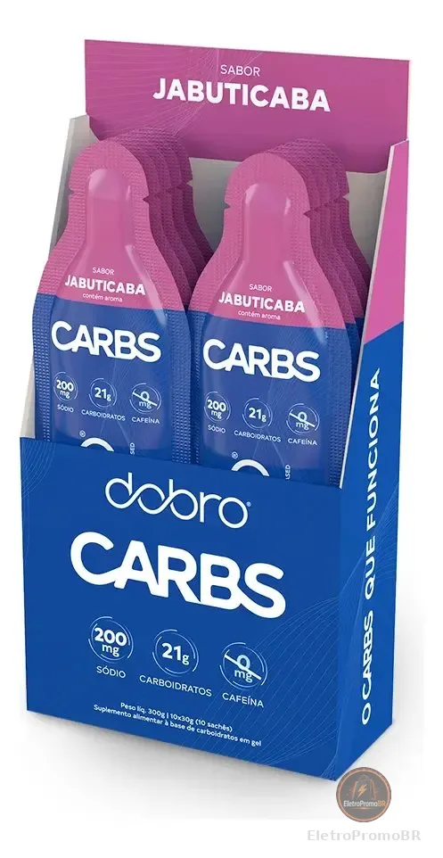 Carbs Gel sabor Jabuticaba (10un x 30g)