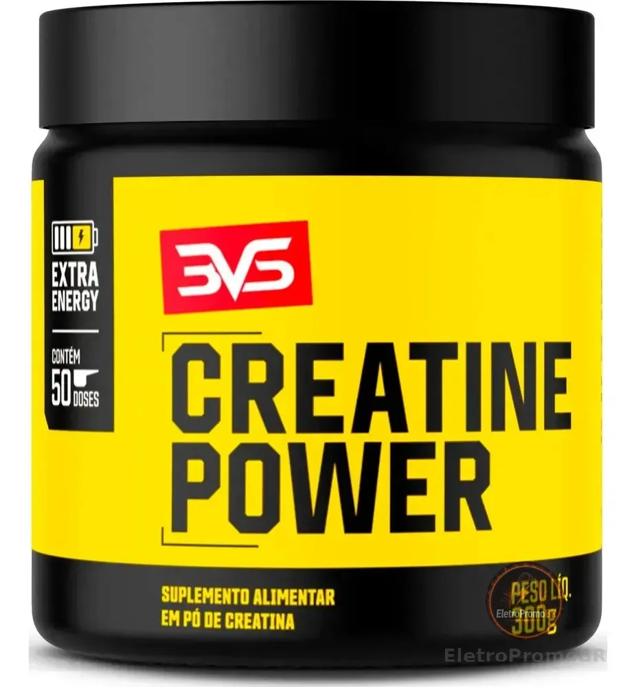 Creatina Monohidratada Power Extra Energy - 300g - 3VS Nutrition