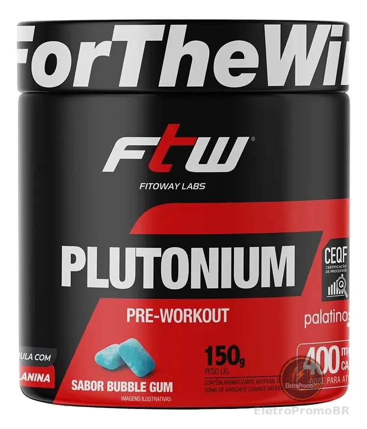 Plutonium Pre - Workout - 150g Bubble Gum - Ftw