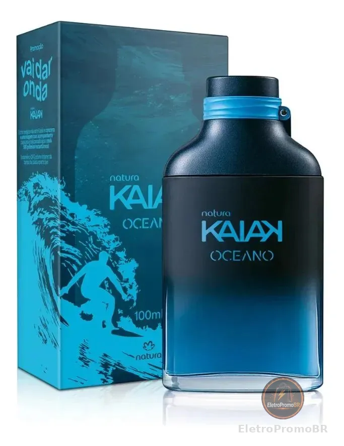 Colônia Kaiak Oceano Masculino Vai Dar Onda 100 Ml