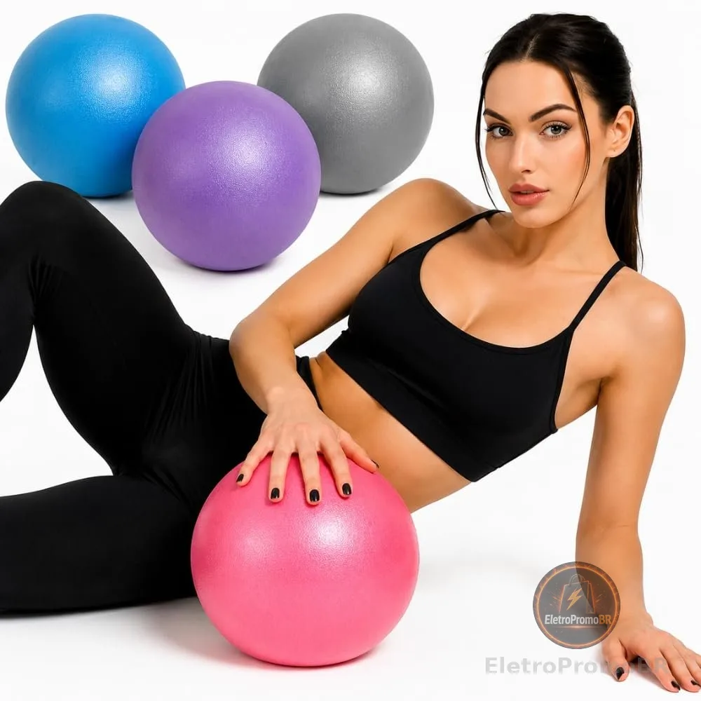 Bola Suiça Para Pilates, Yoga, Alongamento, Fisioterapia e Exercício Multifuncional
