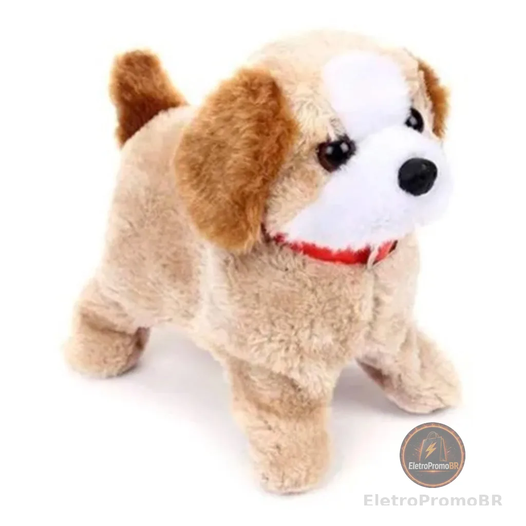 Cachorrinho de Pelúcia Pula Anda Late e que da Cambalhota / Para crianças
