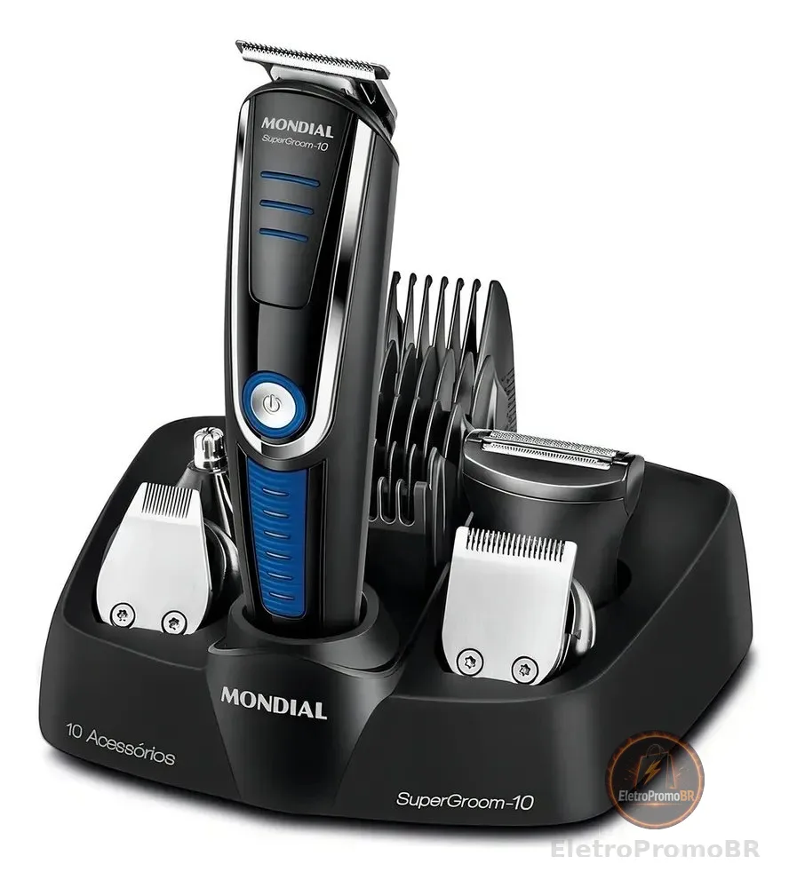 Aparador De Pelos - Super Groom 10 - Mondial - Bivolt 127/220v