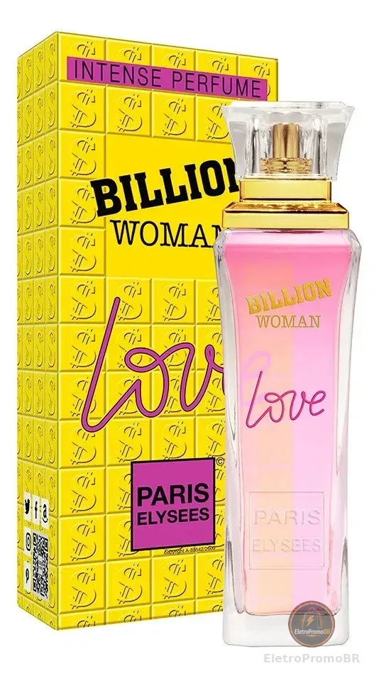 Perfume Billion Woman Love Paris Elysees Intense 100ml