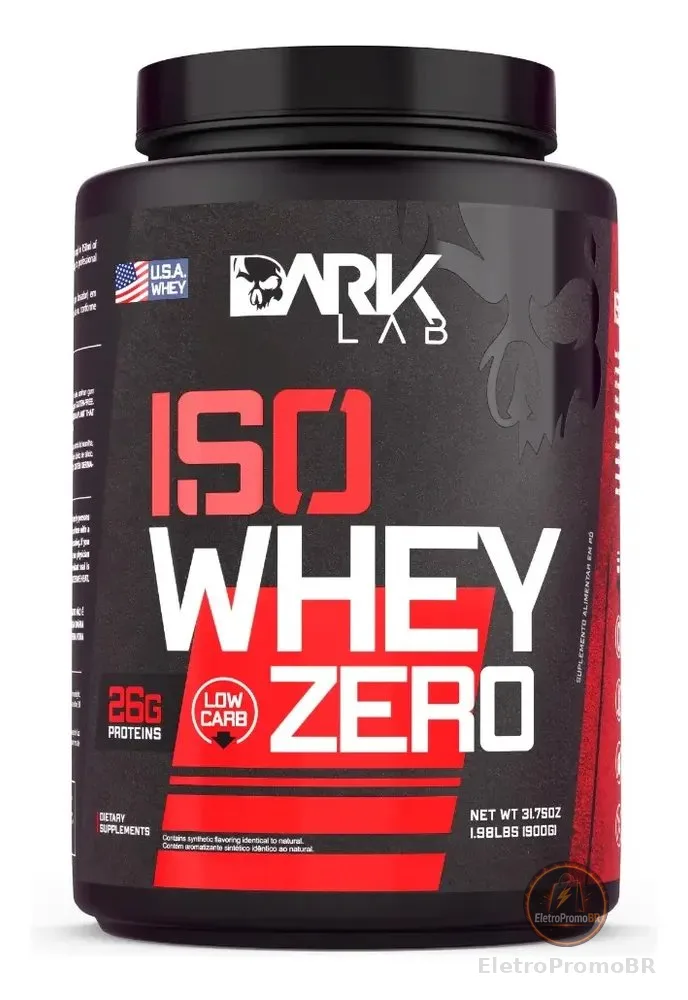 Whey Isolado Zero Carb 900g Baunilha - Dark Lab (Low Carb)