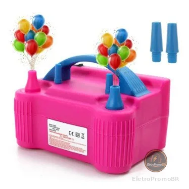 Inflador Elétrico de Balões Bexigas 110v/220v Festa Ornamentação Bomba de Encher Bola de Festas