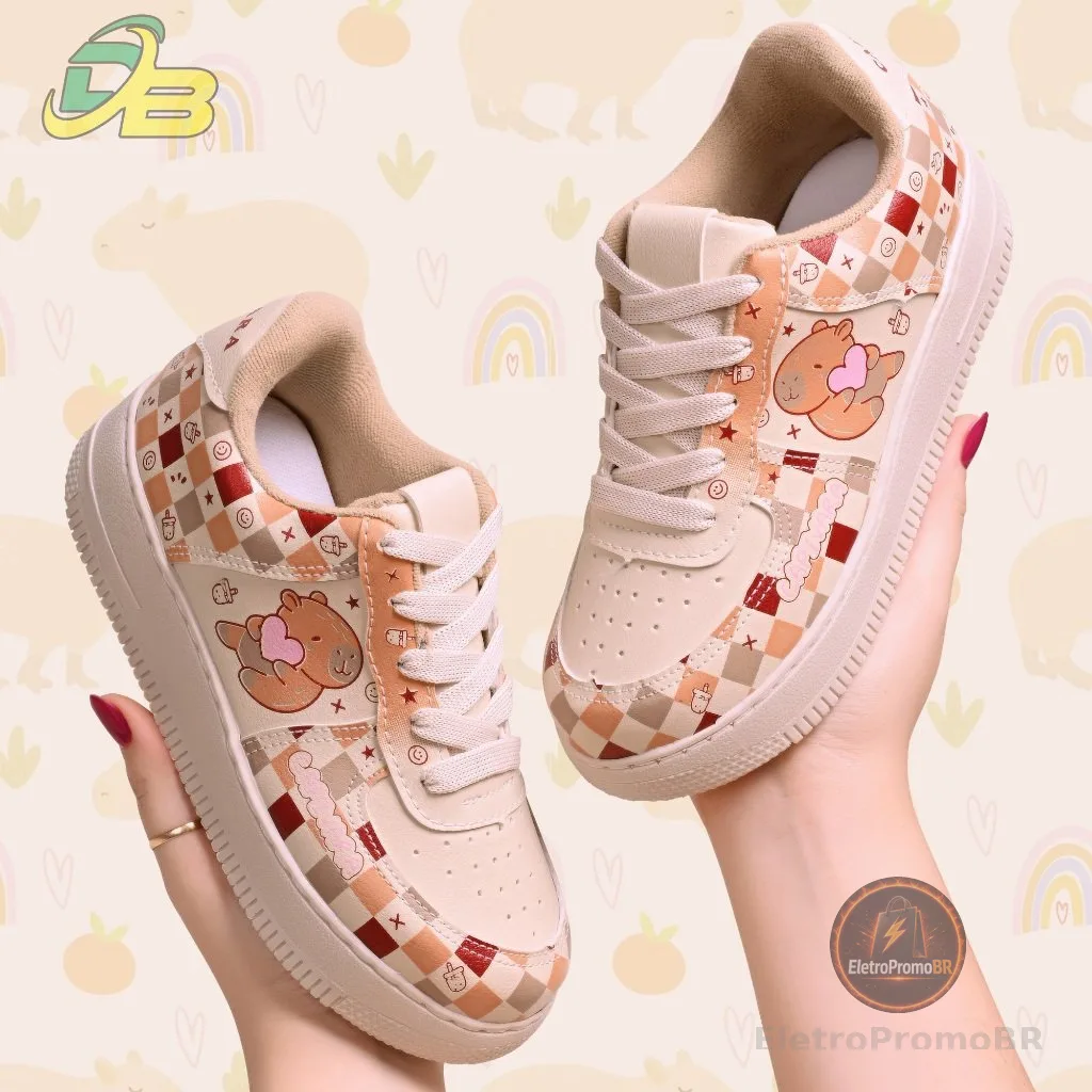 Tenis Infantil Capivara Feminino Menina Promoção Lançamento