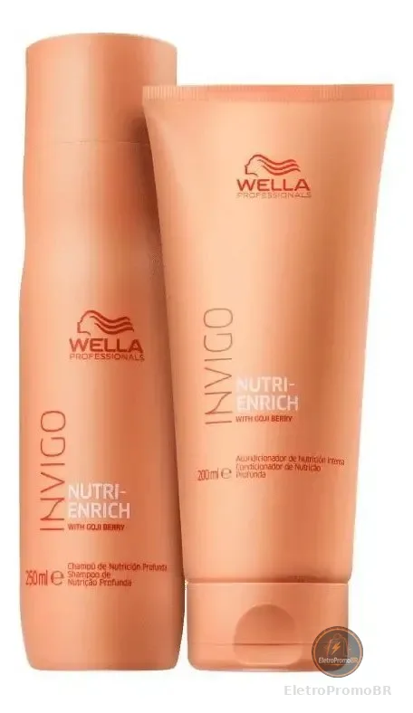 Kit Shampoo e Condicionador Wella Professionals Invigo Nutri-enrich Duo (2 Produtos)