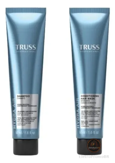 Kit Truss Hydra Air - Shampoo 50ml + Condmask Máscara Condic
