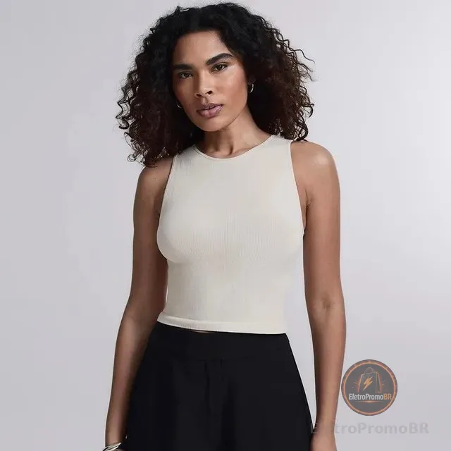 Regata Insider Cropped In-form Seamless Feminino